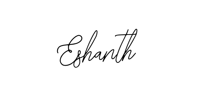 How to Draw Eshanth signature style? Bearetta-2O07w is a latest design signature styles for name Eshanth. Eshanth signature style 12 images and pictures png