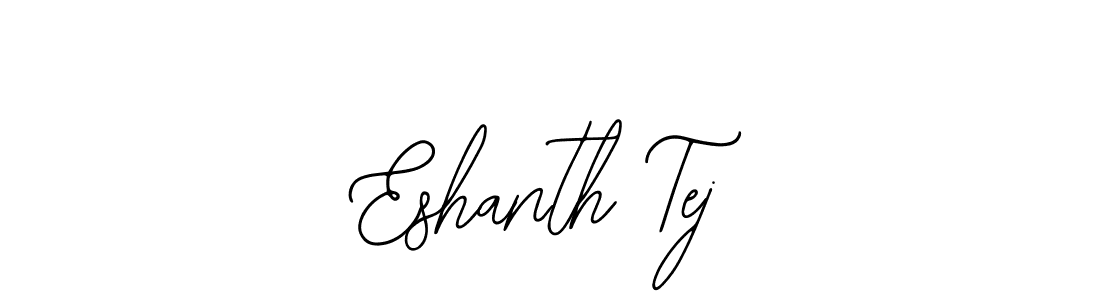 Also You can easily find your signature by using the search form. We will create Eshanth Tej name handwritten signature images for you free of cost using Bearetta-2O07w sign style. Eshanth Tej signature style 12 images and pictures png