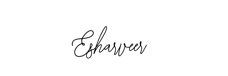 Make a beautiful signature design for name Esharveer. With this signature (Bearetta-2O07w) style, you can create a handwritten signature for free. Esharveer signature style 12 images and pictures png