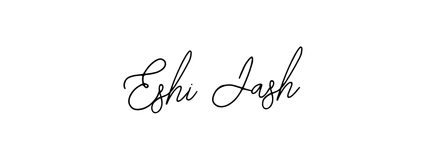 The best way (Bearetta-2O07w) to make a short signature is to pick only two or three words in your name. The name Eshi Jash include a total of six letters. For converting this name. Eshi Jash signature style 12 images and pictures png