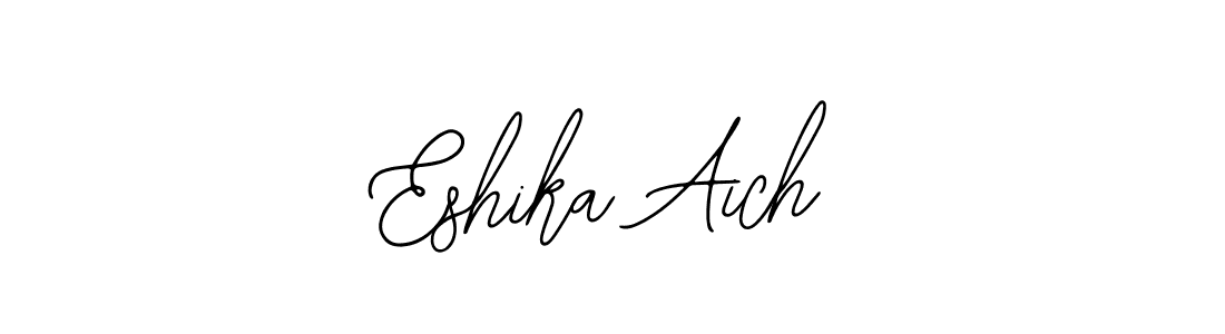 Make a beautiful signature design for name Eshika Aich. With this signature (Bearetta-2O07w) style, you can create a handwritten signature for free. Eshika Aich signature style 12 images and pictures png