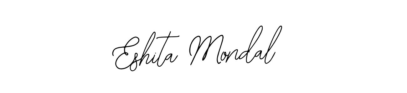 How to make Eshita Mondal signature? Bearetta-2O07w is a professional autograph style. Create handwritten signature for Eshita Mondal name. Eshita Mondal signature style 12 images and pictures png