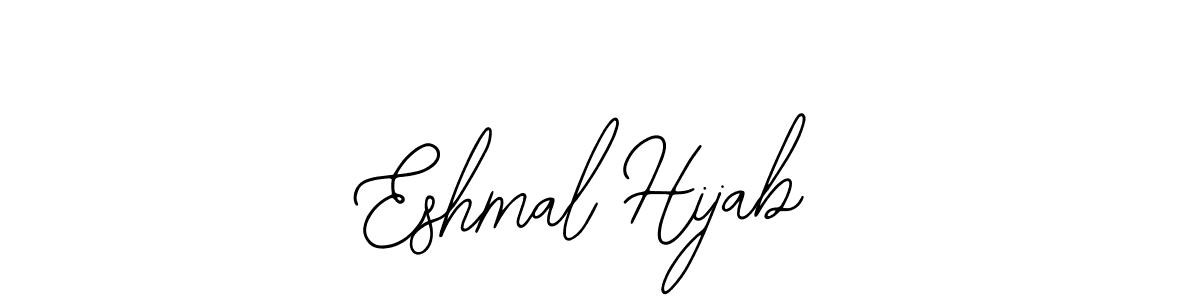 Once you've used our free online signature maker to create your best signature Bearetta-2O07w style, it's time to enjoy all of the benefits that Eshmal Hijab name signing documents. Eshmal Hijab signature style 12 images and pictures png