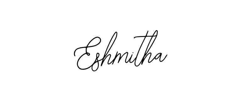 Make a beautiful signature design for name Eshmitha. With this signature (Bearetta-2O07w) style, you can create a handwritten signature for free. Eshmitha signature style 12 images and pictures png