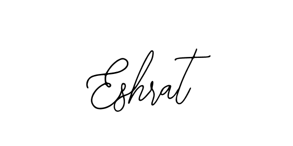 if you are searching for the best signature style for your name Eshrat. so please give up your signature search. here we have designed multiple signature styles  using Bearetta-2O07w. Eshrat signature style 12 images and pictures png