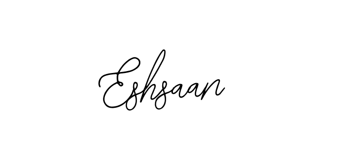 The best way (Bearetta-2O07w) to make a short signature is to pick only two or three words in your name. The name Eshsaan include a total of six letters. For converting this name. Eshsaan signature style 12 images and pictures png