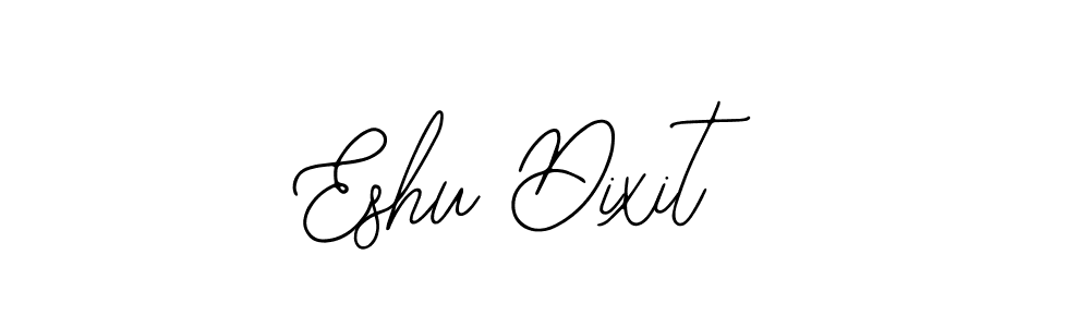 You should practise on your own different ways (Bearetta-2O07w) to write your name (Eshu Dixit) in signature. don't let someone else do it for you. Eshu Dixit signature style 12 images and pictures png