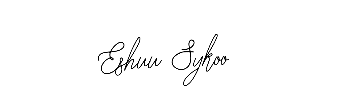 Once you've used our free online signature maker to create your best signature Bearetta-2O07w style, it's time to enjoy all of the benefits that Eshuu Sykoo name signing documents. Eshuu Sykoo signature style 12 images and pictures png