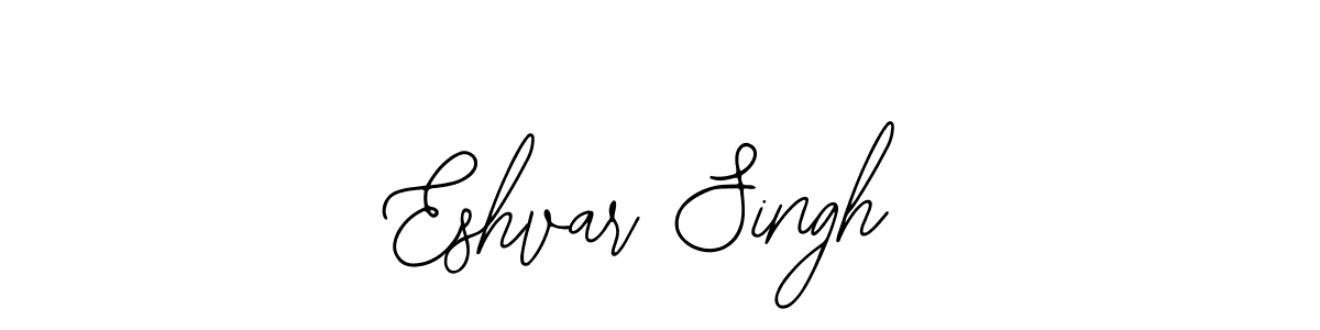 How to Draw Eshvar Singh signature style? Bearetta-2O07w is a latest design signature styles for name Eshvar Singh. Eshvar Singh signature style 12 images and pictures png