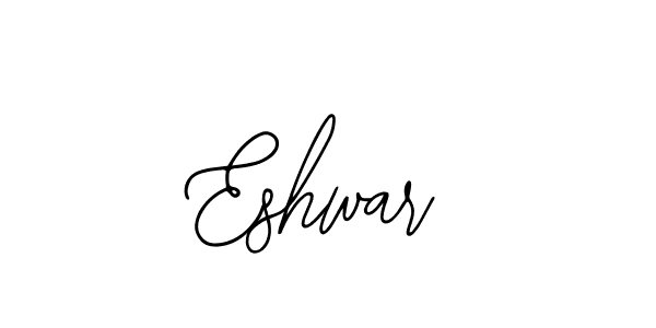 Use a signature maker to create a handwritten signature online. With this signature software, you can design (Bearetta-2O07w) your own signature for name Eshwar. Eshwar signature style 12 images and pictures png