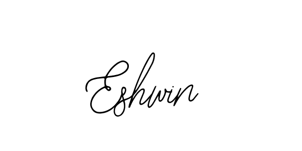 Also we have Eshwin name is the best signature style. Create professional handwritten signature collection using Bearetta-2O07w autograph style. Eshwin signature style 12 images and pictures png
