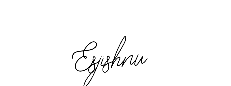 How to Draw Esjishnu signature style? Bearetta-2O07w is a latest design signature styles for name Esjishnu. Esjishnu signature style 12 images and pictures png