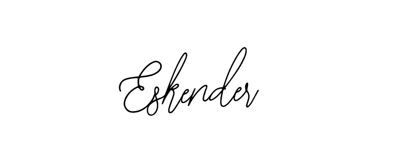 Use a signature maker to create a handwritten signature online. With this signature software, you can design (Bearetta-2O07w) your own signature for name Eskender. Eskender signature style 12 images and pictures png