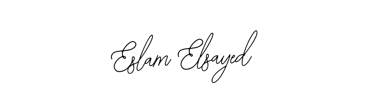 The best way (Bearetta-2O07w) to make a short signature is to pick only two or three words in your name. The name Eslam Elsayed include a total of six letters. For converting this name. Eslam Elsayed signature style 12 images and pictures png