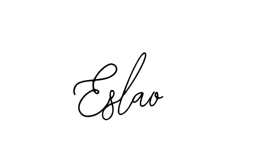 Create a beautiful signature design for name Eslao. With this signature (Bearetta-2O07w) fonts, you can make a handwritten signature for free. Eslao signature style 12 images and pictures png