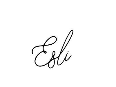 Make a beautiful signature design for name Esli. With this signature (Bearetta-2O07w) style, you can create a handwritten signature for free. Esli signature style 12 images and pictures png