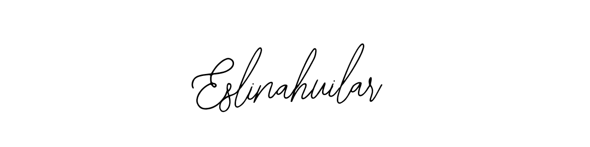 Bearetta-2O07w is a professional signature style that is perfect for those who want to add a touch of class to their signature. It is also a great choice for those who want to make their signature more unique. Get Eslinahuilar name to fancy signature for free. Eslinahuilar signature style 12 images and pictures png