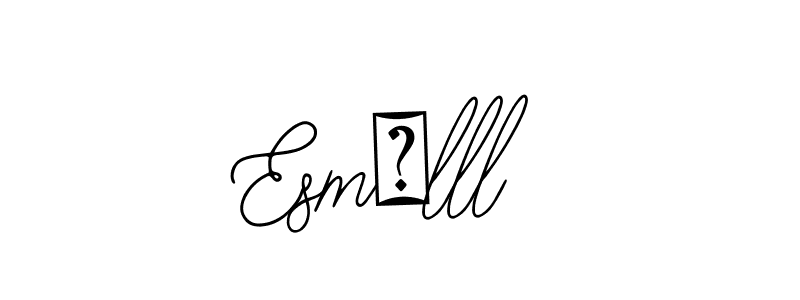 Make a beautiful signature design for name Esmēlll. With this signature (Bearetta-2O07w) style, you can create a handwritten signature for free. Esmēlll signature style 12 images and pictures png