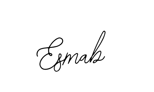 Similarly Bearetta-2O07w is the best handwritten signature design. Signature creator online .You can use it as an online autograph creator for name Esmab. Esmab signature style 12 images and pictures png