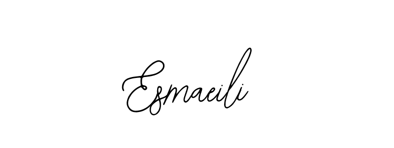 The best way (Bearetta-2O07w) to make a short signature is to pick only two or three words in your name. The name Esmaeili include a total of six letters. For converting this name. Esmaeili signature style 12 images and pictures png