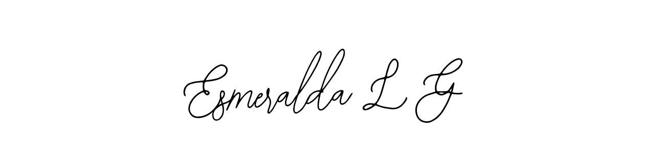 Once you've used our free online signature maker to create your best signature Bearetta-2O07w style, it's time to enjoy all of the benefits that Esmeralda L G name signing documents. Esmeralda L G signature style 12 images and pictures png