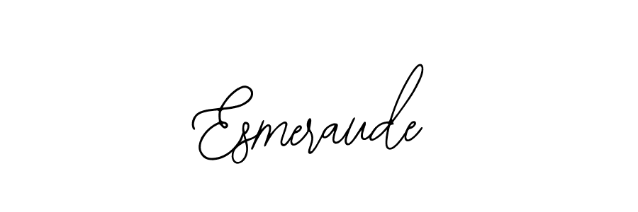 How to make Esmeraude name signature. Use Bearetta-2O07w style for creating short signs online. This is the latest handwritten sign. Esmeraude signature style 12 images and pictures png
