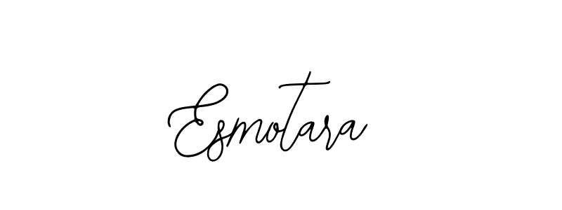 How to make Esmotara name signature. Use Bearetta-2O07w style for creating short signs online. This is the latest handwritten sign. Esmotara signature style 12 images and pictures png