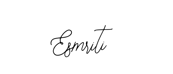 if you are searching for the best signature style for your name Esmriti. so please give up your signature search. here we have designed multiple signature styles  using Bearetta-2O07w. Esmriti signature style 12 images and pictures png