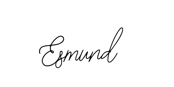 Make a beautiful signature design for name Esmund. With this signature (Bearetta-2O07w) style, you can create a handwritten signature for free. Esmund signature style 12 images and pictures png