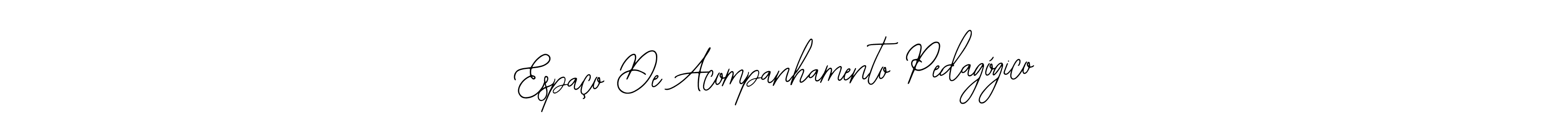 How to make Espaço De Acompanhamento Pedagógico name signature. Use Bearetta-2O07w style for creating short signs online. This is the latest handwritten sign. Espaço De Acompanhamento Pedagógico signature style 12 images and pictures png