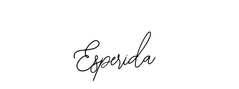 Esperida stylish signature style. Best Handwritten Sign (Bearetta-2O07w) for my name. Handwritten Signature Collection Ideas for my name Esperida. Esperida signature style 12 images and pictures png