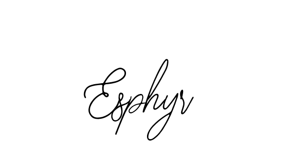 It looks lik you need a new signature style for name Esphyr. Design unique handwritten (Bearetta-2O07w) signature with our free signature maker in just a few clicks. Esphyr signature style 12 images and pictures png