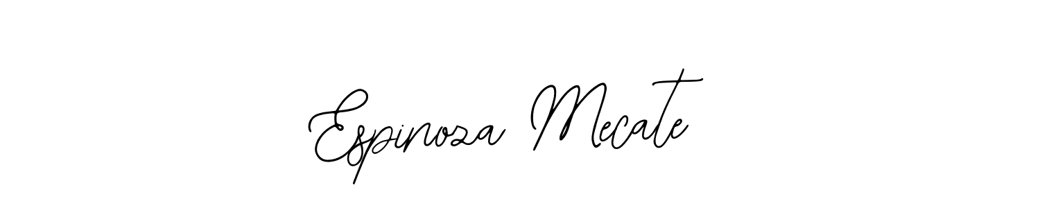 How to make Espinoza Mecate signature? Bearetta-2O07w is a professional autograph style. Create handwritten signature for Espinoza Mecate name. Espinoza Mecate signature style 12 images and pictures png