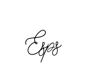 Use a signature maker to create a handwritten signature online. With this signature software, you can design (Bearetta-2O07w) your own signature for name Esps. Esps signature style 12 images and pictures png