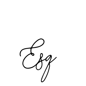 How to make Esq signature? Bearetta-2O07w is a professional autograph style. Create handwritten signature for Esq name. Esq signature style 12 images and pictures png