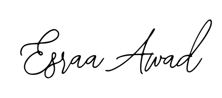 An effortless, minimalist signature concept for Esraa Awad using Bearetta-2O07w design. Clean lines that look great on any document. Esraa Awad signature style 12 images and pictures png