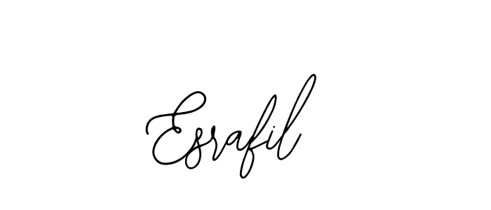 You should practise on your own different ways (Bearetta-2O07w) to write your name (Esrafil) in signature. don't let someone else do it for you. Esrafil signature style 12 images and pictures png