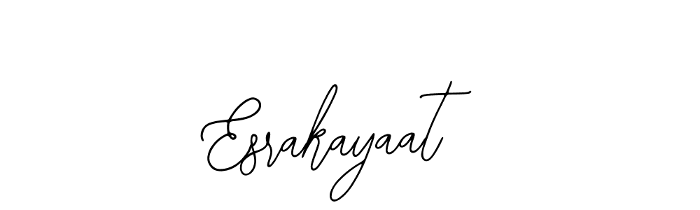 if you are searching for the best signature style for your name Esrakayaat. so please give up your signature search. here we have designed multiple signature styles  using Bearetta-2O07w. Esrakayaat signature style 12 images and pictures png