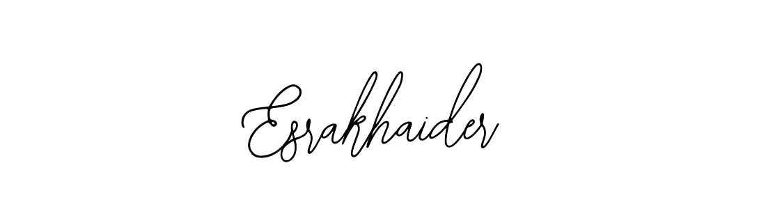 Esrakhaider stylish signature style. Best Handwritten Sign (Bearetta-2O07w) for my name. Handwritten Signature Collection Ideas for my name Esrakhaider. Esrakhaider signature style 12 images and pictures png