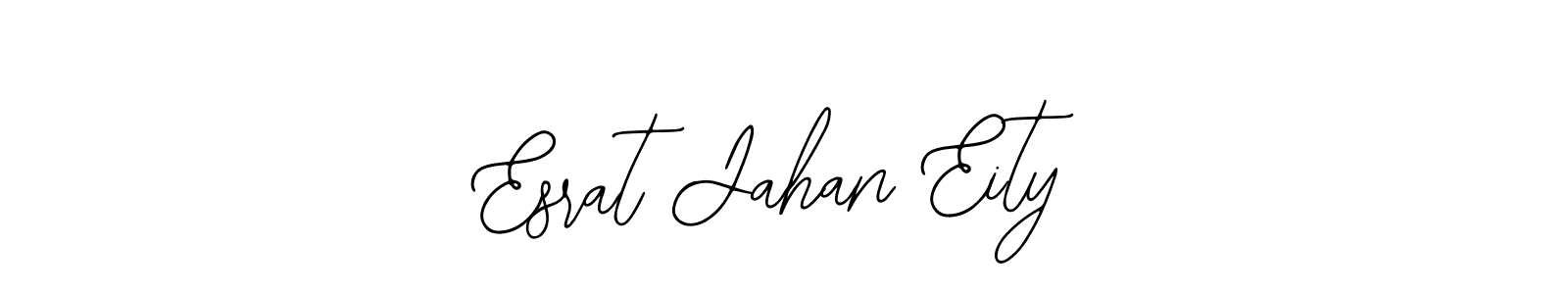 Bearetta-2O07w is a professional signature style that is perfect for those who want to add a touch of class to their signature. It is also a great choice for those who want to make their signature more unique. Get Esrat Jahan Eity name to fancy signature for free. Esrat Jahan Eity signature style 12 images and pictures png