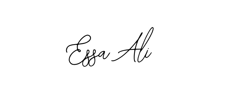Design your own signature with our free online signature maker. With this signature software, you can create a handwritten (Bearetta-2O07w) signature for name Essa Ali. Essa Ali signature style 12 images and pictures png