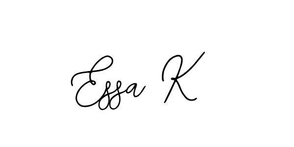 if you are searching for the best signature style for your name Essa K. so please give up your signature search. here we have designed multiple signature styles  using Bearetta-2O07w. Essa K signature style 12 images and pictures png