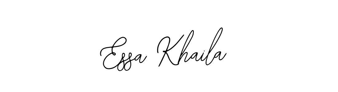 Make a beautiful signature design for name Essa Khaila. With this signature (Bearetta-2O07w) style, you can create a handwritten signature for free. Essa Khaila signature style 12 images and pictures png