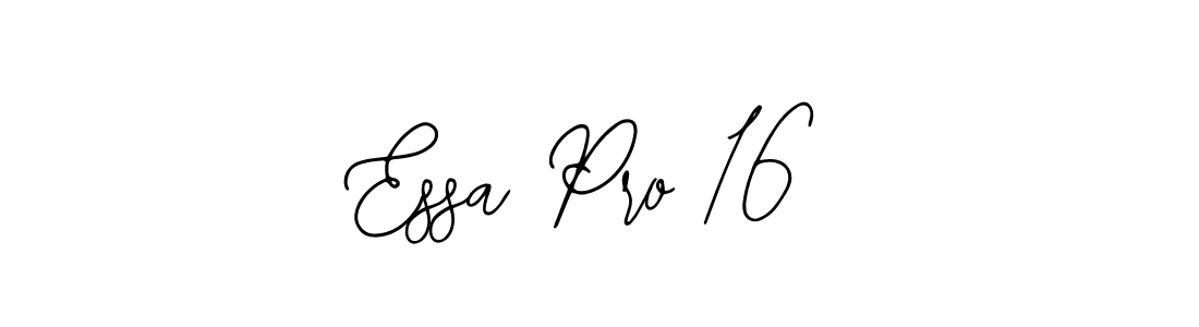 Essa Pro 16 stylish signature style. Best Handwritten Sign (Bearetta-2O07w) for my name. Handwritten Signature Collection Ideas for my name Essa Pro 16. Essa Pro 16 signature style 12 images and pictures png