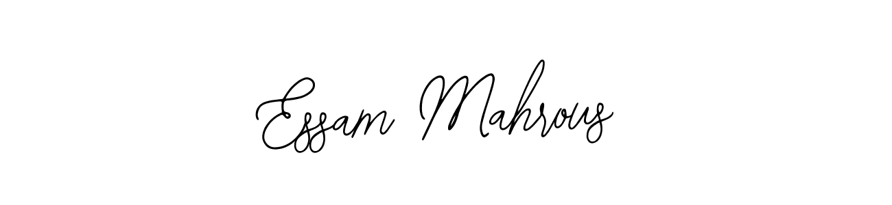 How to make Essam Mahrous name signature. Use Bearetta-2O07w style for creating short signs online. This is the latest handwritten sign. Essam Mahrous signature style 12 images and pictures png