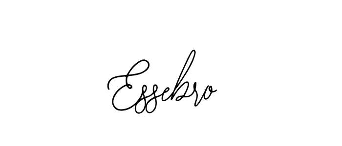 Use a signature maker to create a handwritten signature online. With this signature software, you can design (Bearetta-2O07w) your own signature for name Essebro. Essebro signature style 12 images and pictures png