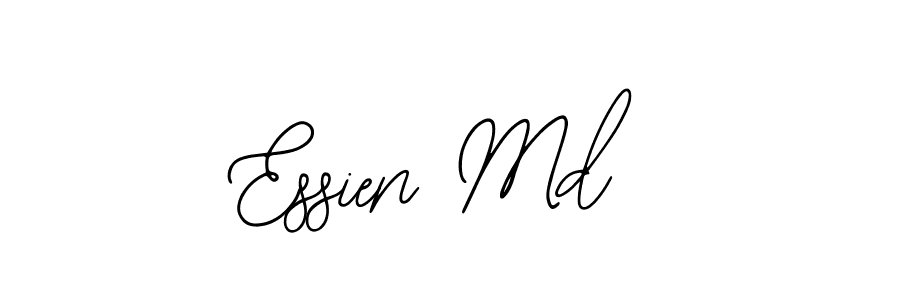 How to make Essien Md name signature. Use Bearetta-2O07w style for creating short signs online. This is the latest handwritten sign. Essien Md signature style 12 images and pictures png