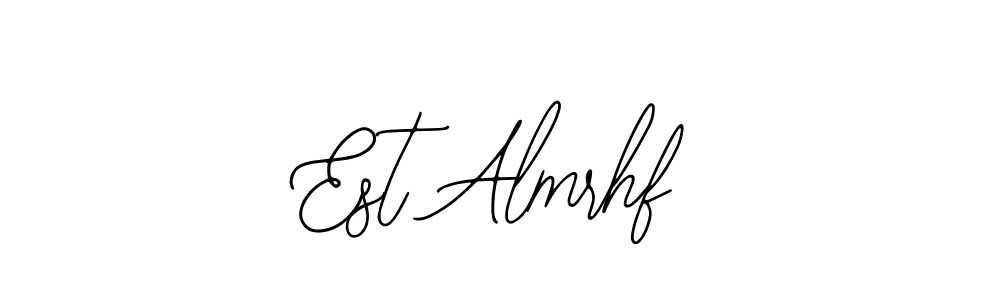 Est Almrhf stylish signature style. Best Handwritten Sign (Bearetta-2O07w) for my name. Handwritten Signature Collection Ideas for my name Est Almrhf. Est Almrhf signature style 12 images and pictures png
