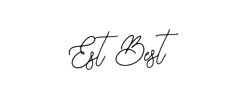 Bearetta-2O07w is a professional signature style that is perfect for those who want to add a touch of class to their signature. It is also a great choice for those who want to make their signature more unique. Get Est Best name to fancy signature for free. Est Best signature style 12 images and pictures png