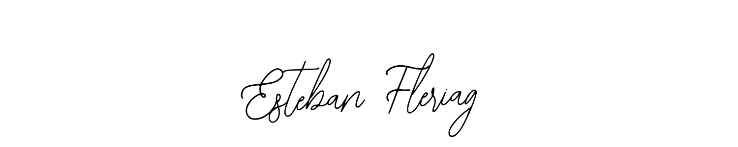 Bearetta-2O07w is a professional signature style that is perfect for those who want to add a touch of class to their signature. It is also a great choice for those who want to make their signature more unique. Get Esteban Fleriag name to fancy signature for free. Esteban Fleriag signature style 12 images and pictures png